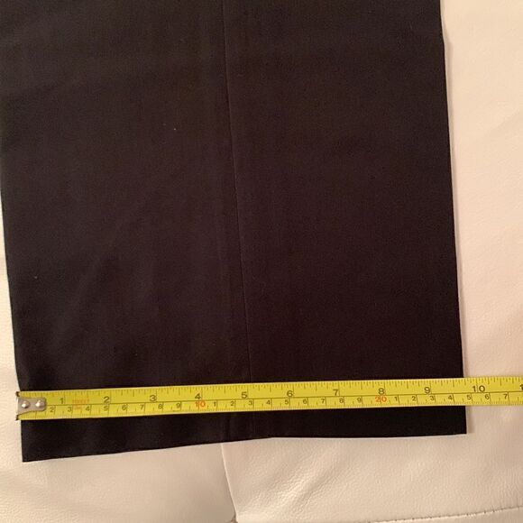 BCBG Rayon Blend Straight Leg Lightweight Black Pants Size 14 - Picture 7 of 13